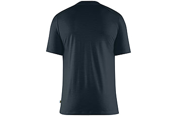 Image of Fjallraven Abisko Wool Short Sleeve T-Shirt - Mens, Dark Navy, Large, F87193-555-L