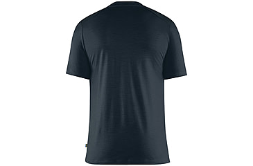 Image of Fjallraven Abisko Wool Short Sleeve T-Shirt - Mens, Dark Navy, Small, F87193-555-S