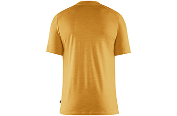 Image of Fjallraven Abisko Wool Short Sleeve T-Shirt - Mens, Ochre, Large, F87193-160-L