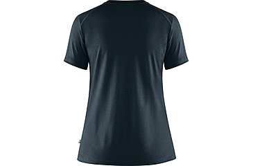 Image of Fjallraven Abisko Wool Short Sleeve - Womens, Dark Navy, Extra Large, F84101-555-XL