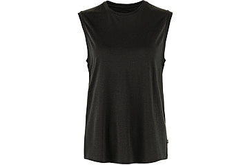 Image of Fjallraven Abiskoool Tank Top - Womens, Black, 2XS, F84781-550-XXS