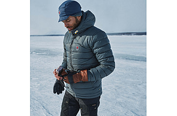 Image of Fjallraven Expedition Pack Down Hoodie - Mens, Basalt, Extra Large, F86121-050-XL