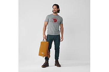 Image of Fjallraven Fox T-shirt - Mens, Grey Melange, Extra Large, F87052-051-XL