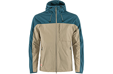 Image of Fjallraven High Coast Wind Jacket - Mens, Fossil/Deep Sea, Medium, F82606-118-574-M