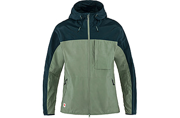 Image of Fjallraven High Coast Wind Jacket - Mens, Patina Green/Navy, Extra Large, F82606-614-560-XL