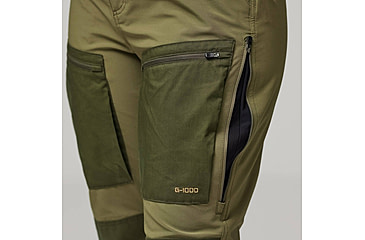 Image of Fjallraven Keb Agile Trousers - Womens, Laurel Green/Deep Forest, 38/Small, F142662-38/S