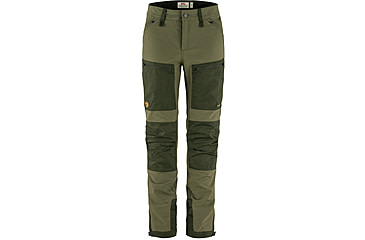 Image of Fjallraven Keb Agile Trousers - Womens, Laurel Green/Deep Forest, 38/Small, F142662-38/S