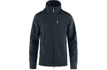 Image of Fjallraven Keb Fleece Hoodie - Mens, Dark Navy, Extra Small, F81479-555-XS