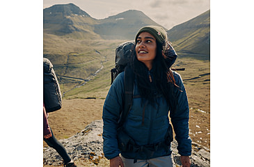 Image of Fjallraven Keb Padded Hoodie - Womens, Mountain Blue, Large, F89630-570-L