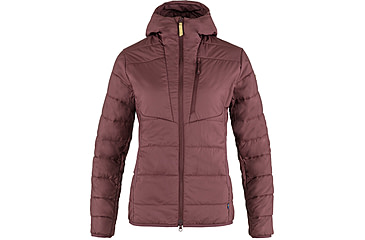 Image of Fjallraven Keb Padded Hoodie - Womens, Port, Extra Small, F89630-357-XS