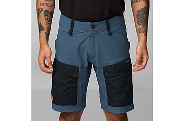 Image of Fjallraven Keb Shorts - Mens, Dark Navy/Uncle Blue, 52, F80809-555-520-52