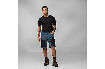 Image of Fjallraven Keb Shorts - Mens, Dark Navy/Uncle Blue, 52, F80809-555-520-52