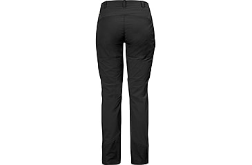 Image of Fjallraven Nikka Curved Trousers - Women's, 44 Euro, 33 in Waist, Unhemmed Inseam, Black, F89638-550-44