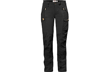 Image of Fjallraven Nikka Curved Trousers - Women's, 44 Euro, 33 in Waist, Unhemmed Inseam, Black, F89638-550-44