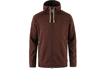 Image of Fjallraven Ovik Fleece Hoodie - Mens, Autumn Leaf, Small, F82252-215-S