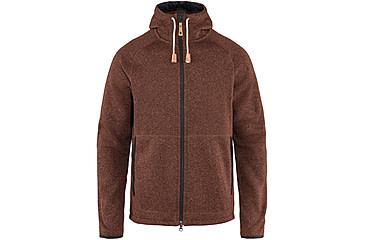 Image of Fjallraven Ovik Fleece Hoodie - Mens, Autumn Leaf, Small, F82252-215-S