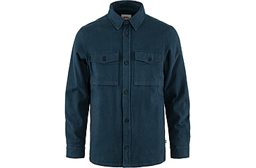 Image of Fjallraven Ovik Lite Padded Shirt - Mens, Dark Navy-Dark Navy, Extra Large, F87069-555-555-XL