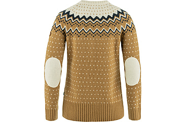 Image of Fjallraven Ovik Rib Sweater - Womens, Buckwheat Brown-Chalk White, Extra Small, F89941-232-113FR-XS
