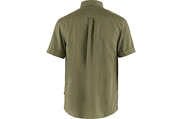 Image of Fjallraven Ovik Travel Short Sleeve Shirt - Mens, Green, Small, F87039-620-S