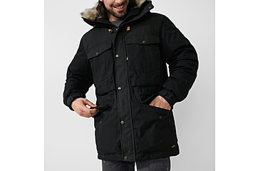 Image of Fjallraven Singi Down Jacket - Mens, Black, Large, F86699-550-L