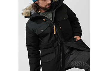 Image of Fjallraven Singi Down Jacket - Mens, Black, Large, F86699-550-L