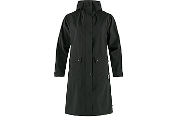 Image of Fjallraven Vardag Rain Parka - Womens, Black, Extra Small, F14500131-550-XS