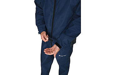 Image of Frogg Toggs Mens Vapor Rain Suit Blue &amp; Gray Md/lg