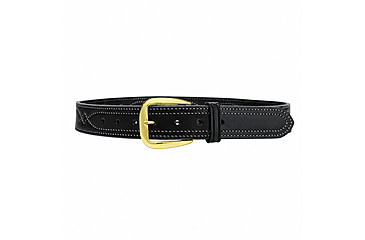 Image of Galco CB7 1 1/2in Fancy Stitch Contour Holster Belt, Black, 32in, CB7-32B