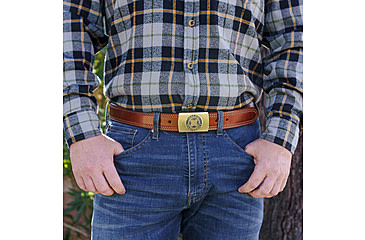 Image of Galco SB30 1 1/2in Masterbilt Flat Back Buckle Holster Belt, Tan, 40in, SB30-40