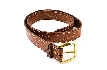 Image of Galco SB6 Fancy Stitched Belt - Tan - Size - 46 SB6-46