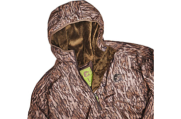 Image of Gator Waders Waterproof 1/2 Zip Bog Hoodie - Mens, Mossy Oak Bottomland, 2XL, BOG32M2XL