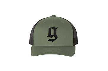 Image of GBRS Group Puff G Trucker Hat, Loden, HAT-PUFF-GRNBLK