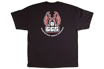 Image of GG&amp;G Mens Short Sleeve Tribal Logo T-Shirt,Medium,Black GGG-7101T
