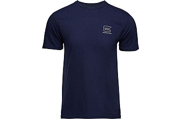 Image of Glock Glock Strong Tee, Navy Ringspun Cotton, Short Sleeve, Large, AP96195