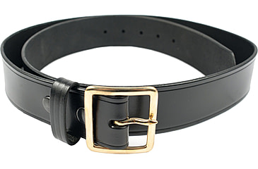 Image of Gould &amp; Goodrich Pants Garrison Belt, 38, Brass Buckle, Black, B52-38BR