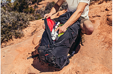 Image of Gregory Baltoro 100L Pro Backpack, Lava Black, Large, 141296-9574
