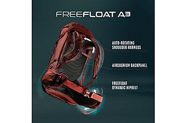 Image of Gregory Baltoro 75L Backpack, Brick Red, Medium, 141303-1129