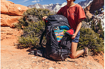 Image of Gregory Deva 80L Pro Backpack - Womens, Lava Grey, X-Small, 141318-1490