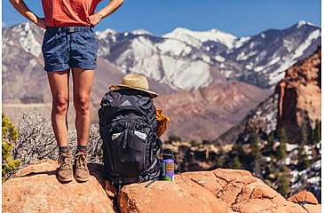 Image of Gregory Deva 80L Pro Backpack - Womens, Lava Grey, X-Small, 141318-1490