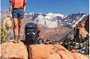 Image of Gregory Deva 80L Pro Backpack - Womens, Lava Grey, X-Small, 141318-1490