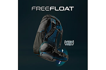 Image of Gregory Focal 48L Backpack, Ozone Black, Large, 141325-7416