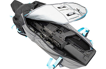 Image of Grey Ghost Gear Apparition Short Barreled Rifle Bag, Black/Cayan Zips, GTG5874-2-49