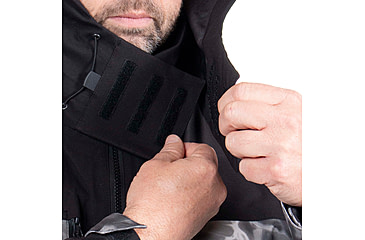 Image of Habit Anglers Bluff Rain Jacket, Habit Gray Waves/Black, Extra Large, RS10032-O-8-6-XL-4G5