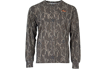 Image of Habit Bear Cave Camo LS T-Shirt - Mens, 2XL, Mossy Oak Bottomland, TS10006-014-2X