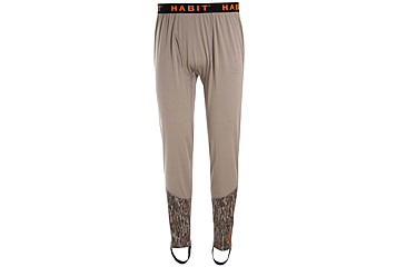 Image of Habit Buck Hills Base Layer Pant, Mossy Oak New Bottomland / Timber Wolf, Medium, BL10033-M-8-6-M-3D6