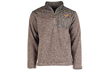 Image of Habit Crater Valley 1/4 Zip Sweater - Mens, Fleece, Mossy Oak New Bottomland, Medium, FJ10083-M-8-6-M-3H7