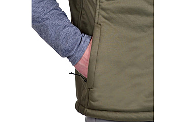 Image of Habit Early Dawn Sherpa Shell Vest - Mens, Solid green, Large, VT10016-3H6-L