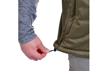 Image of Habit Early Dawn Sherpa Shell Vest - Mens, Solid green, Large, VT10016-3H6-L