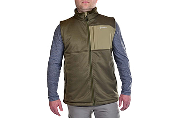 Image of Habit Early Dawn Sherpa Shell Vest - Mens, Solid green, Large, VT10016-3H6-L