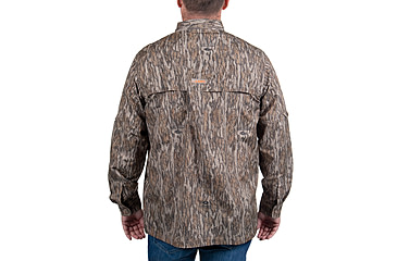 Image of Habit Hatcher Pass Camo Guide Long Sleeve Shirt - Mens, Mossy Oak New Bottomland, 4XL, TS1477-014-4X